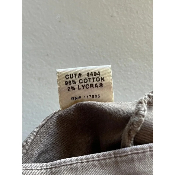 J Brand Womens The Skinny In Taupe Low Rise  811k120 Beige Classic Preppy 26 - Picture 7 of 9